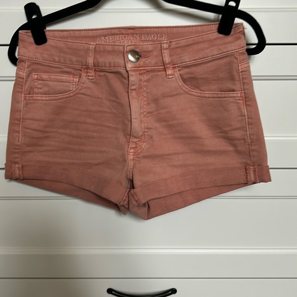 American Eagle Jean Shorts - Pink  - Size 6 - Picture 1 of 2